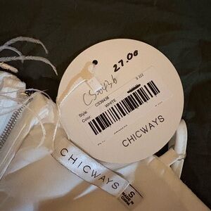Chicways White Women's Pants